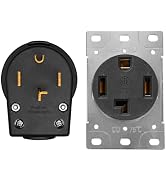 Strhowill NEMA 14-30P Plug & 14-30R Receptacle Set - Complete 30A 250V Power Solution with UL Lis...