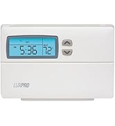 Lux Pro Programmable Thermostat for Home Use; 1 Heat, 1 Cool, Model PSP511LC, 5-2 Day with Backlight