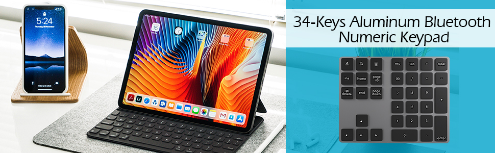 Bluetooth Numeric Keypad