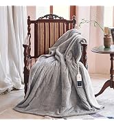Heated Blanket Electric Blanket Throw 50''X60''-Heating Blanket with 6 Heat Settings-2-10 Hours A...