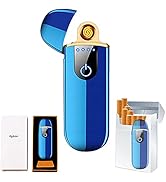 Electric Lighter, Smart Electronic Lighter, Mini USB Rechargeable Lighter Touch Ignition Windproo...