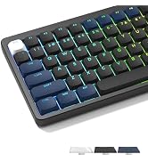 Womier Low Profile Keycaps - PBT Shine Through Keycaps | Keycaps for Mechanical Keyboard 60 65 75...