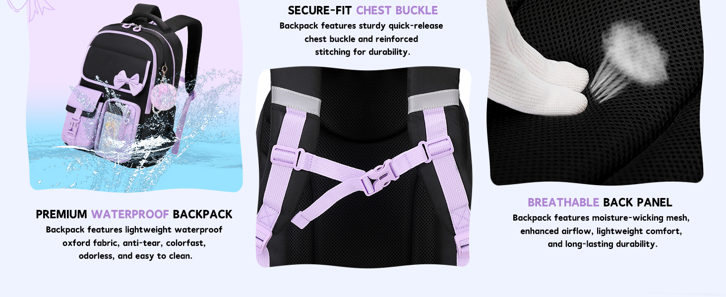 girls backpacks ages 8-10