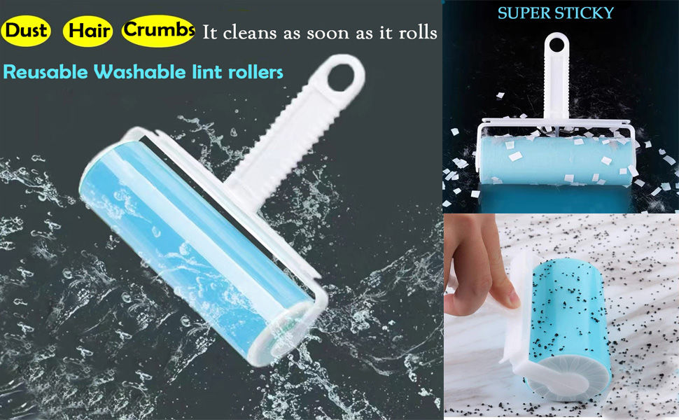 Sticky lint roller