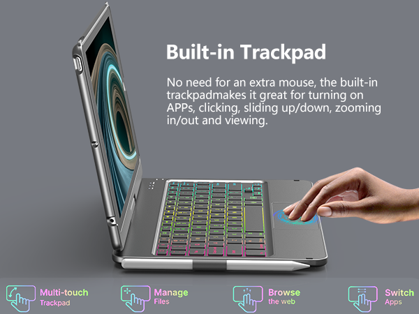 ipad 9th generation case with keyboard