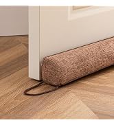 Sunolga 38 Inch Heavy Duty Door Draft Stopper, Sturdy Linen Sound Proof Draft Guard for Doors and...