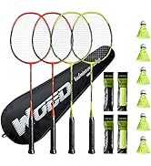 Professional Carbon Fiber Badminton Rackets Badminton Racquet for Backyards Gym