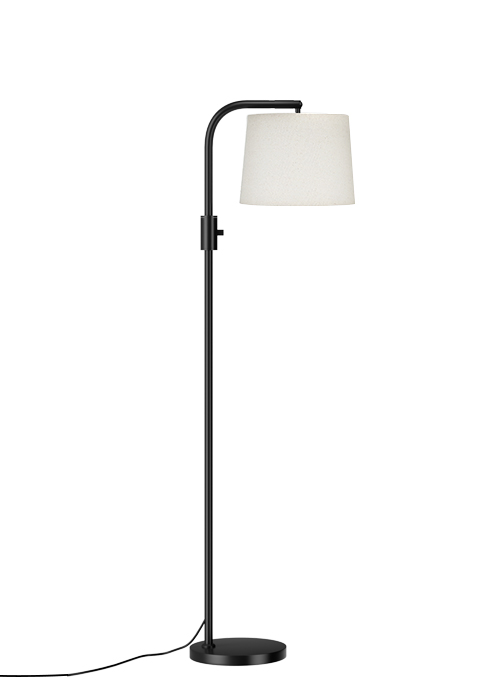 black floor lamp