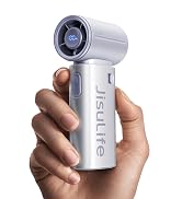 JISULIFE Handheld Fan Life9S, Turbo Power: High-Speed Motor, Up to 22H Runtime, 5000mAh Rechargea...