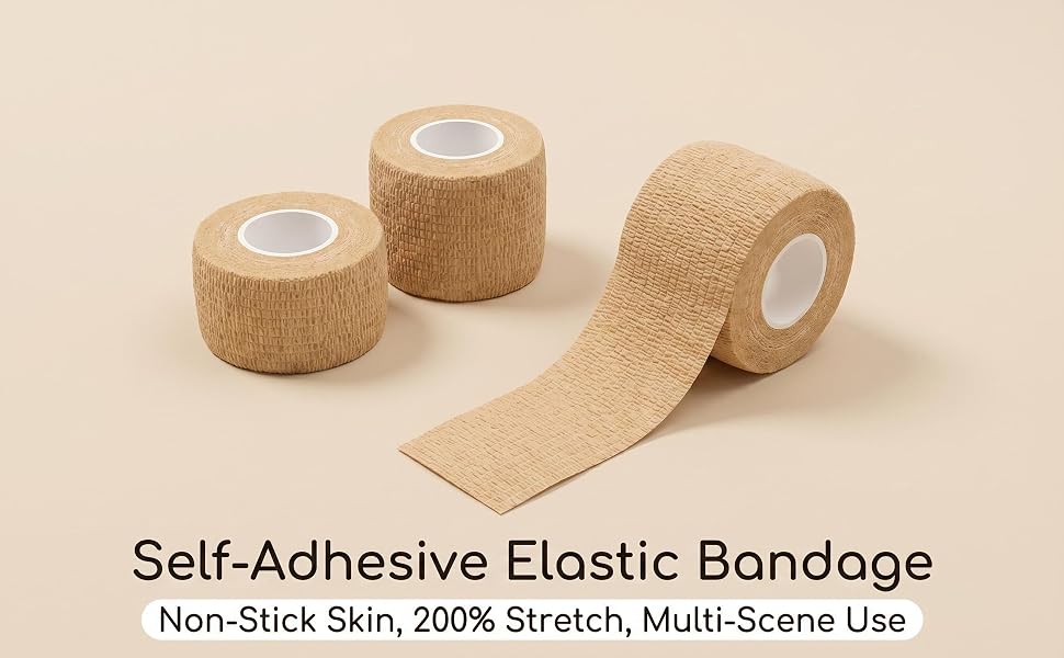 Self-adhesive design sticks to itself, not skin or hair. No pins or clips needed.