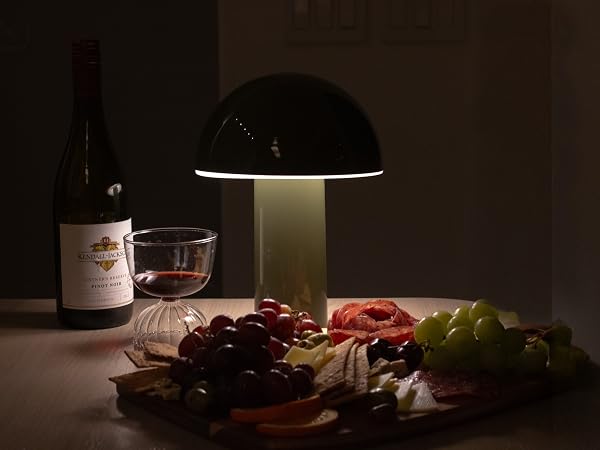 celia portable rechargeable lamp light durable cute mushroom plastic bright camping outdoor