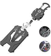 Autonomier Retractable Badge Holder Set, Tactical ID Card Holder with 31" Heavy Duty Retractable ...