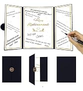 Trgowaul Retirement Party Decorations for Women Men Retirement Guest Book Alternative Signature C...