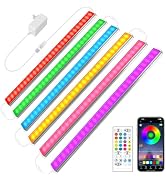 maylit Smart Under Cabinet Lights Plug in, 6 Pcs 12 Inch Ultra Thin Under Cabinet Lighting, Super...