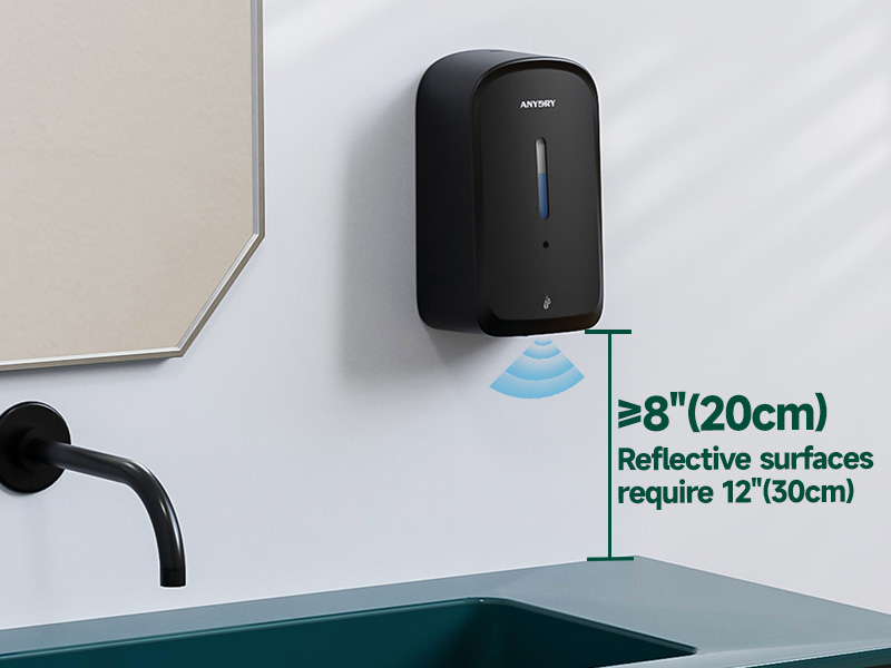 automatic soap dispenser wall
