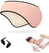Yonchic Sleep Mask, with a Pair of Earplugs, 2 in 1 Ear Mask and Eye Mask for Sleeping, Light Blo...