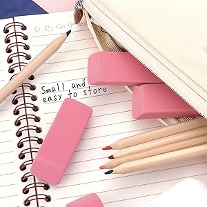 Pink Erasers