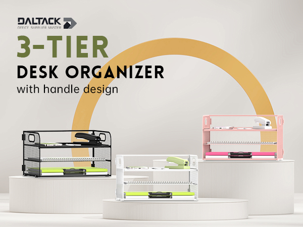 3-tier desk organizer