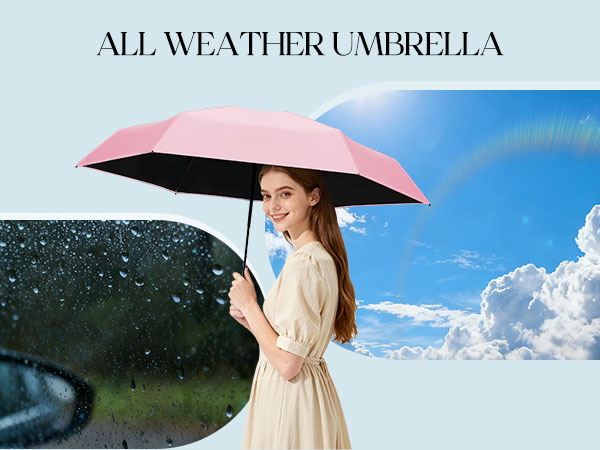 Mini Portable Travel Umbrella with Case
