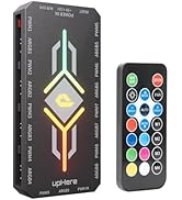 upHere PWM & 5V Addressable ARGB Magnetic Fan Hub –1 to 9-Port PC Case Splitter with Remote Contr...