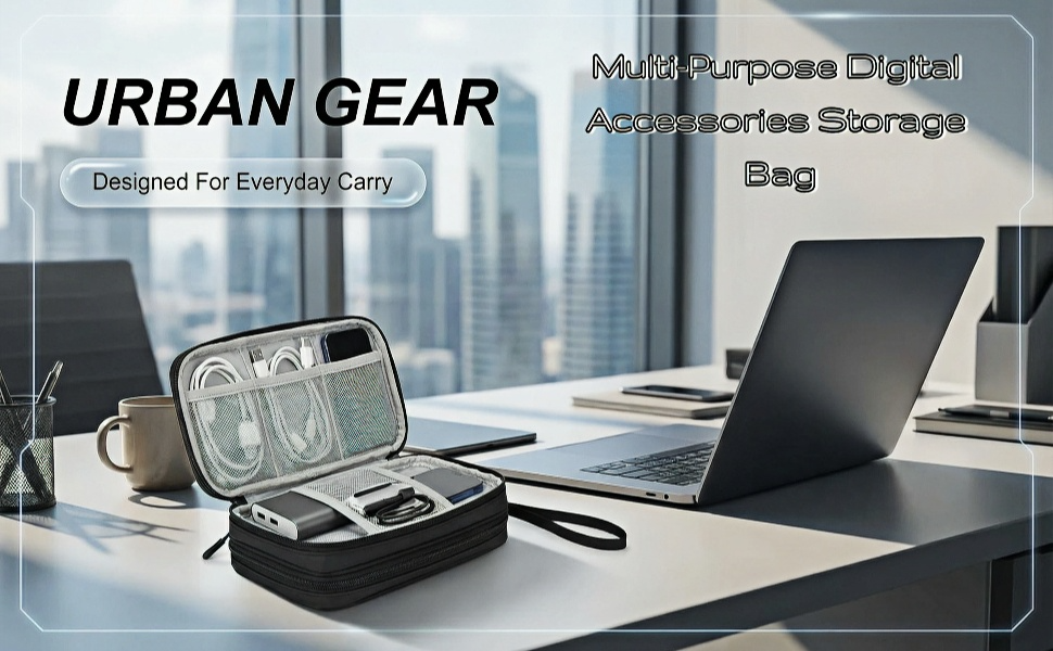 Multi-Purpose Digital Accessories Storage Bag