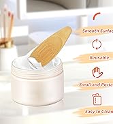4PCS Deodorant Cream Applicators, Bamboo Multi-functional Applicator for Deodorant Cream, Facial ...