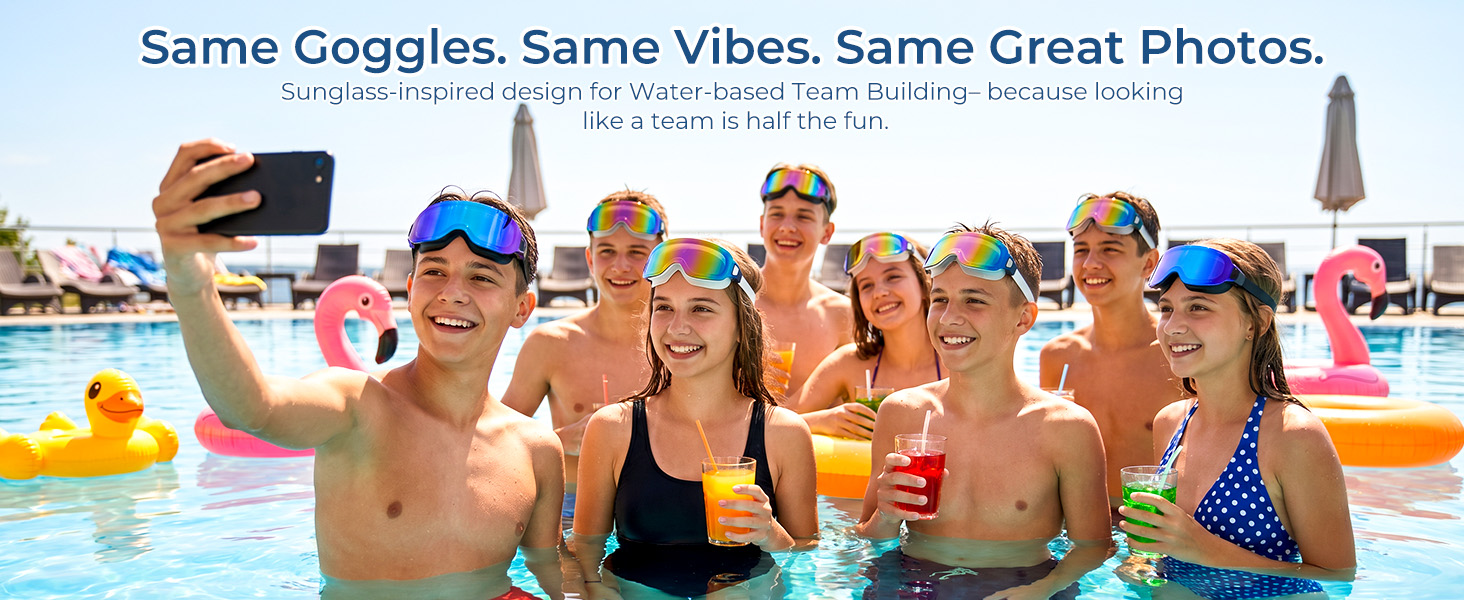 Youth swim goggles boys girls