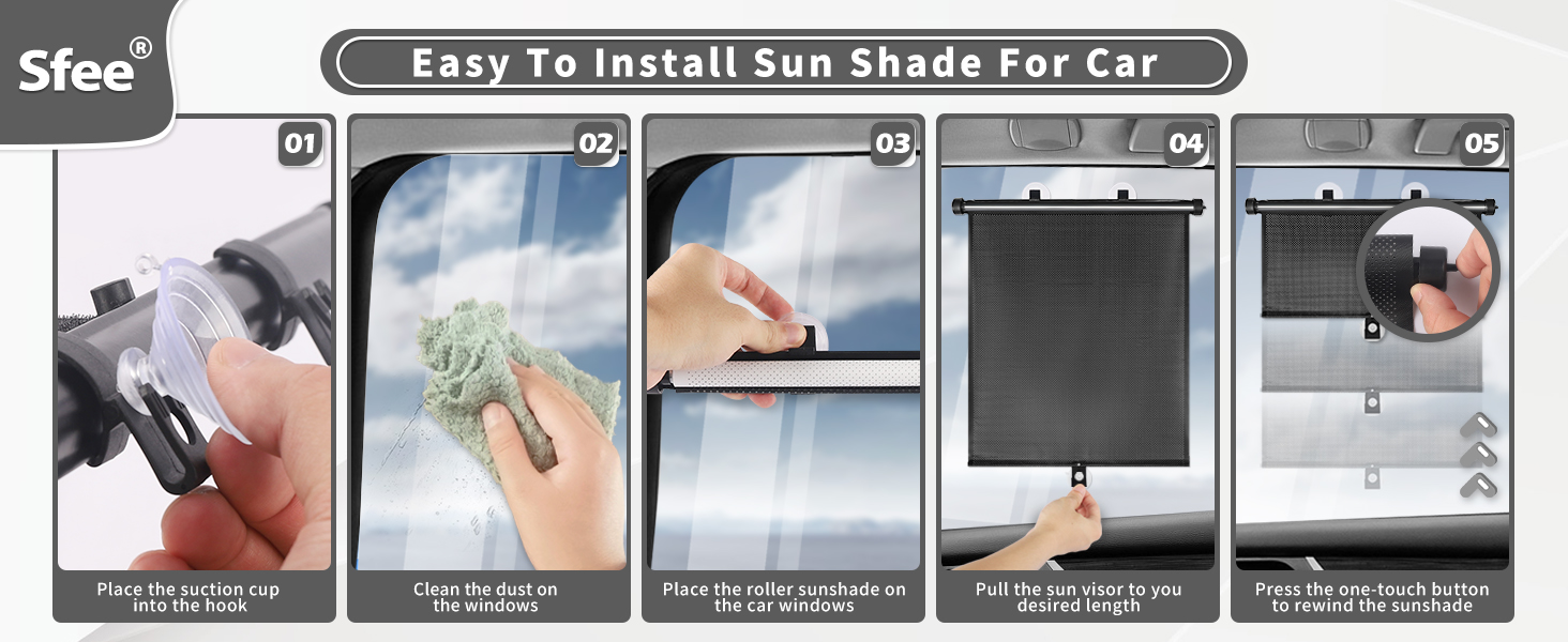 Car Window Shade for Side Windows