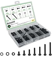 m2.5 screw kit; hex socket head cap screws nuts; small repair screws; nuts and bolts; machine screws