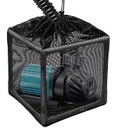 Catcan 10 Inch Pond Pump Filter Bag, Pump Barrier Mesh Bag Anti-Clogging Pond Bag with Square Mou...