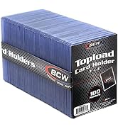 BCW 1-TLCH-100 3X4 Topload Card Holder - Standard
