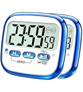 AyayaBoss 2-Pack Magnetic Kitchen Timers for Cooking, Digital Stop Watch Countdown Timer for Kids...