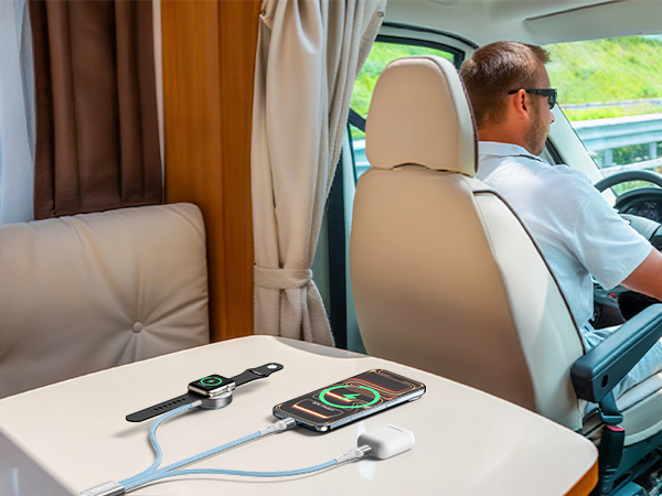 Travel Essentials multi charging cable for apple watch charger