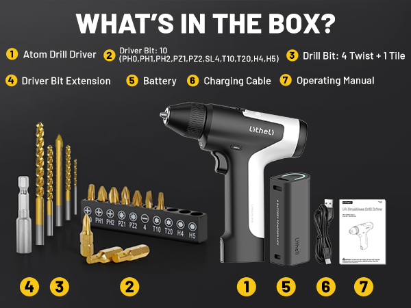 tool set with drill