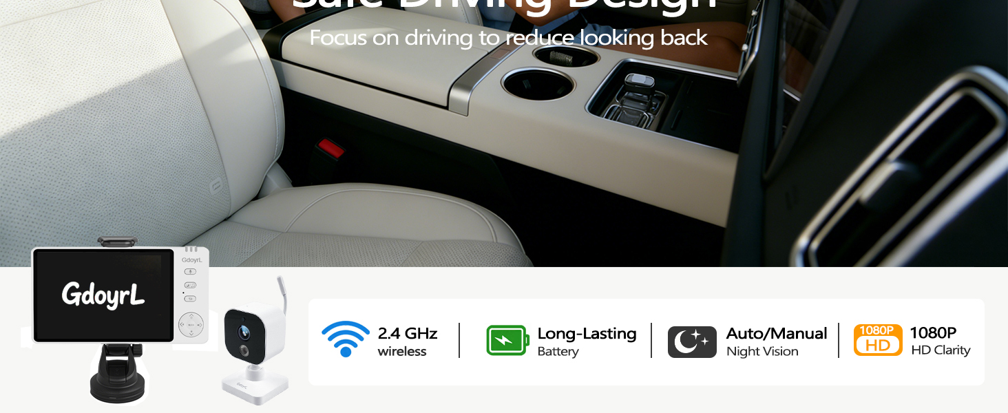Wireless Baby Car Camera