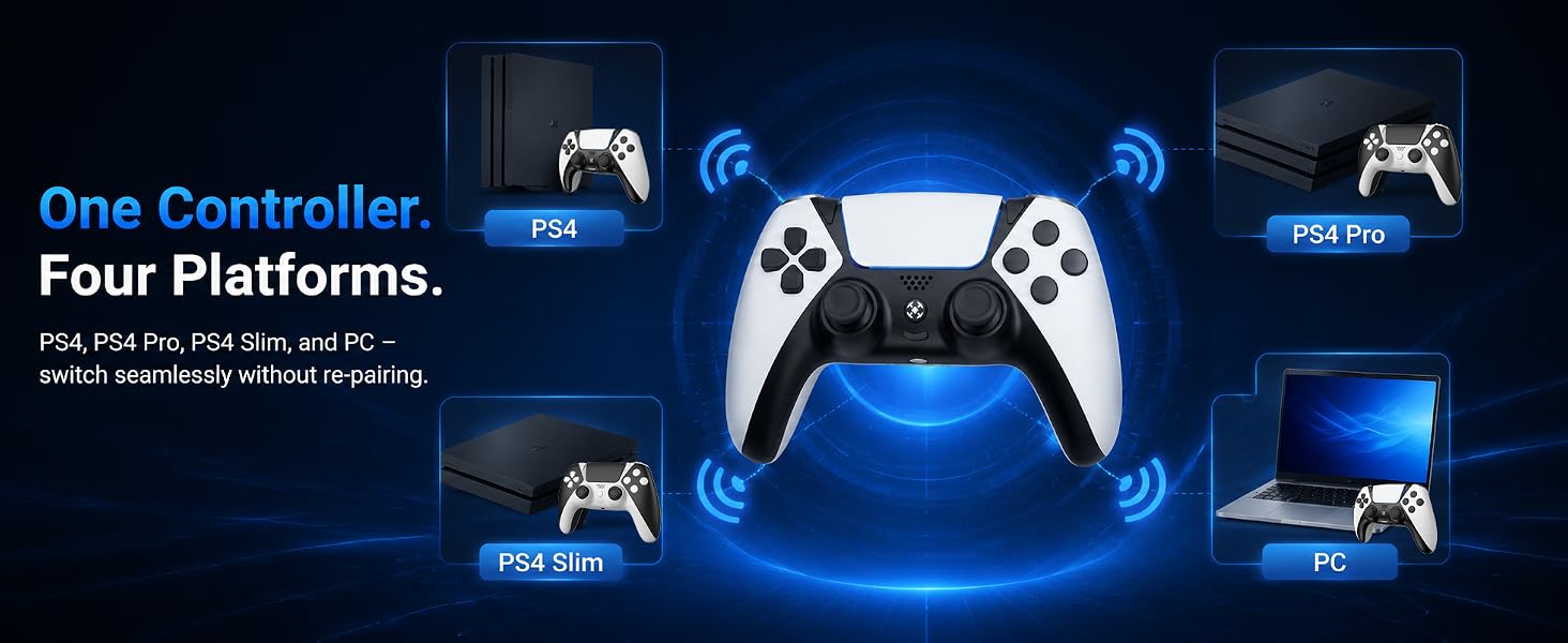 Bluetooth Controller FOR PS4, PlayStation 4