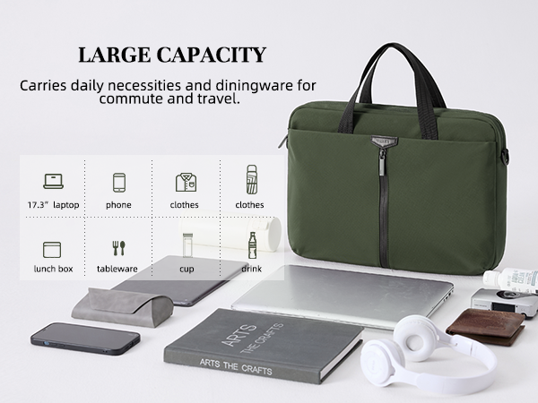 Timeet 17.3 Inch Laptop Bag for Men Women