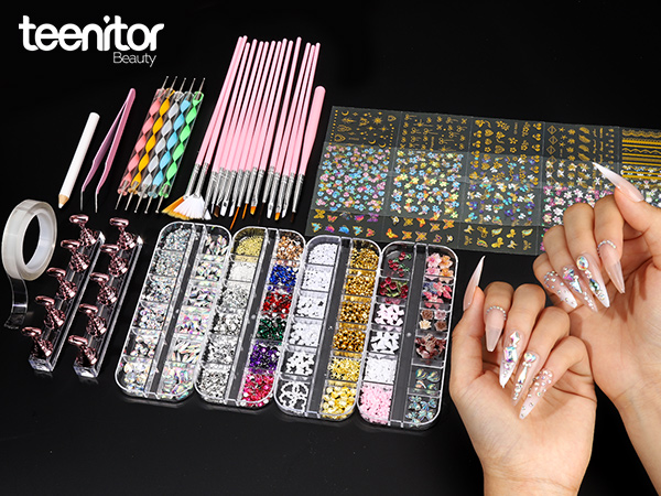 Nail Charms and Gems