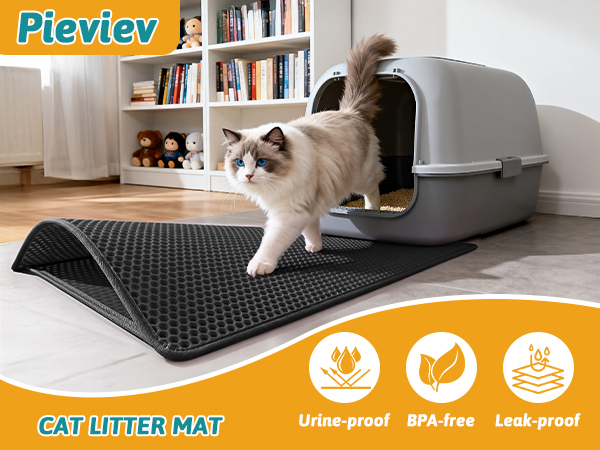cat litter mat