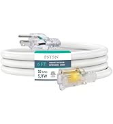 Extension Cords 10/3 Gauge Outdoor/Indoor SJTW 10 AWG 3 Prong Heavy Duty Power Cable 15A 125V 187...