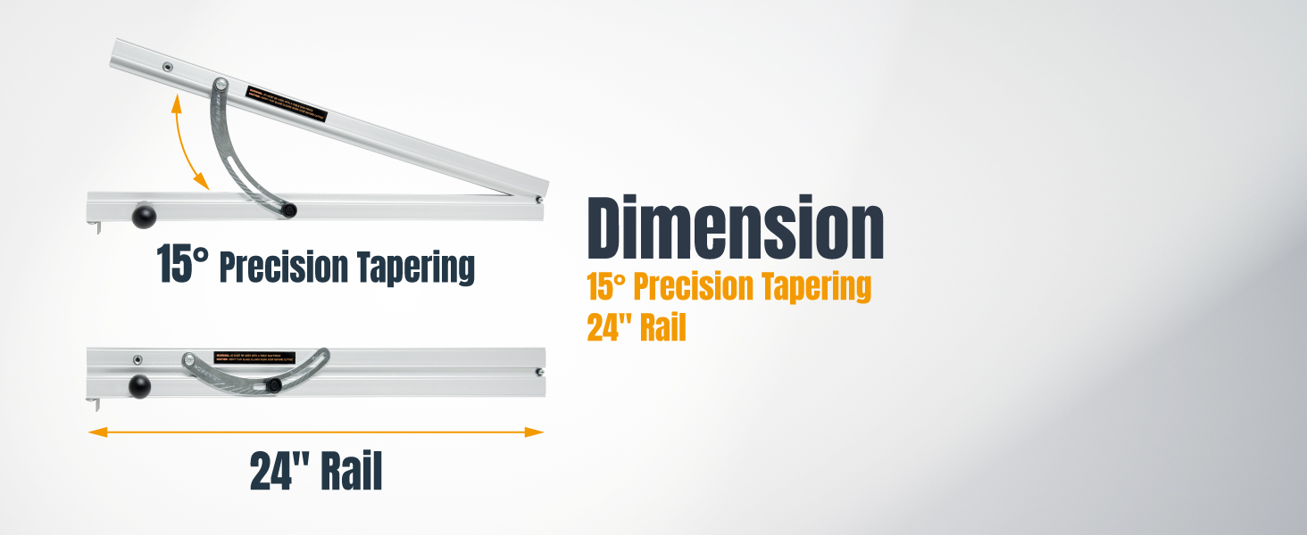 taper jig table saw straight line ripping furniture making chair legs woodworking accessory 71035