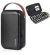 Luxtude Travel Sunglasses Organizer Case for Women Men, Glasses Case Multiple Pairs w/Adjustable ...
