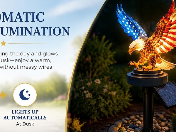 250th Anniversary America Eagle Garden Stake