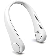QYKCGQ Personal Fan Wearable Neck Fans - Rechargeable Cooling Neck Fan 3 Wind Speeds Ultra-quiet ...