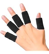 JBM Adult Finger Brace Splint Sleeve Thumb Support Protector Soft Comfortable Cushion Pressure Sa...