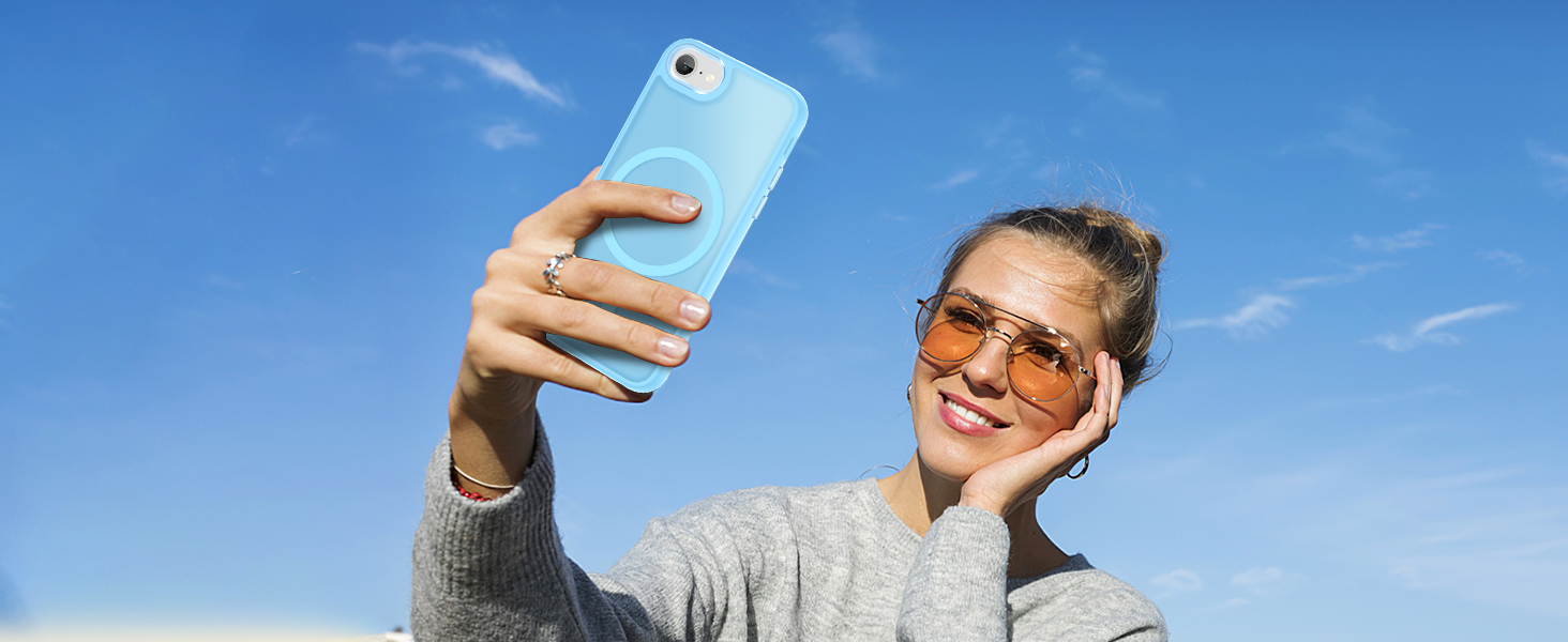 a black matte case, elegant, stylish, attractive