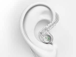M6 In-Ear Sports Headset with Memory Wire and 3-button Remote