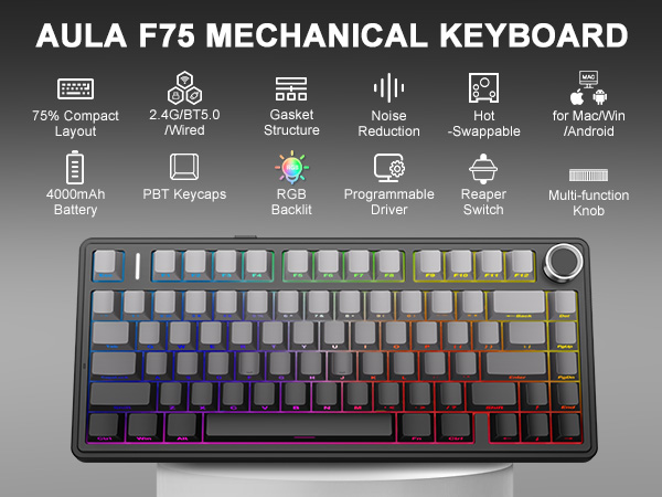 AULA F75 keyboard