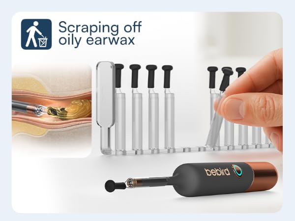 For dry ears, oily ears, flake earwax, and ear debris.