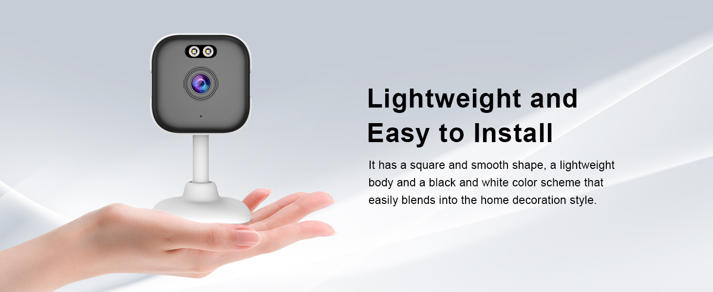 5Ghz Mini WiFi Camera 2K, Indoor Home Security Cameras for Baby/Elder/Dog/Pet Camera with Phone app